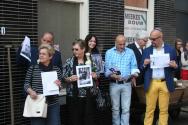 Stolpersteenlegging vrijdag 3 mei 2013. Foto’s Kyra Broshuis.